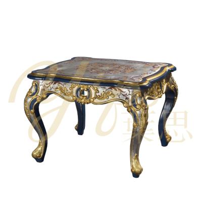 China Hand Painted Yips Knight Series Luxury Furniture Center Table Silver End Table LD-1703-1518 for sale