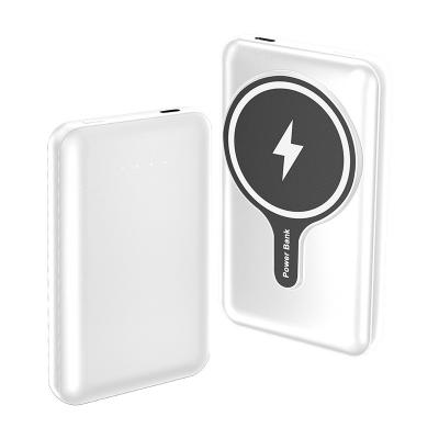 China Mini Portable 10000mah Magnet Powerbank Palladium 20W Battery Station Charger Magnetic Fast Charging Wireless Power Bank for sale