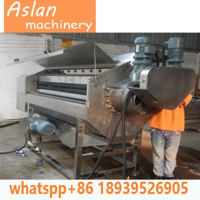 China 304 stainless steel carrot peeling machines/carrot washing machine/carrot brush seal for sale