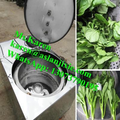 China Easy Operation Lettuce Dehydrating Machine By Centrifugal Type Dewatering Principle / Leafy Vegetable Table Machine for sale