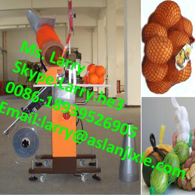 China Fruit and vegetable potato mesh bag packing machine/vegetable bag packing machine/25kg net bag packing machine for sale