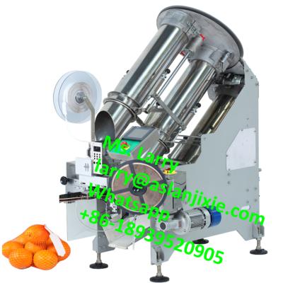 China Food Mango Net Bag Packing Machine/Citrus Net Bag Packing Machine/Garlic Mesh Bag Packing Machine for sale