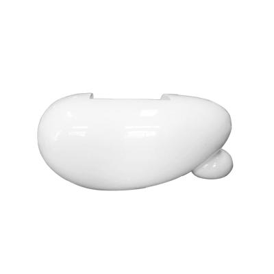 China Modern Design Modern Creative Fiberglass Egg Shaped Reception / Hotel Reception for sale