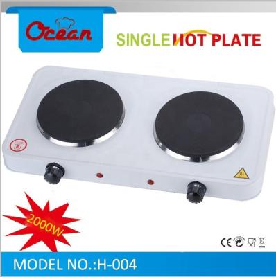 China DOUBLE BURNER ELECTRIC STOVE ELECTRIC STOVE 2000W Temperature Adjustable ELECTRIC STOVE for sale