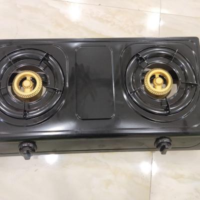 China Cheap Household Item, Good Quality Easy Clean Double, G-002A Stainless Steel Gas Stove for sale