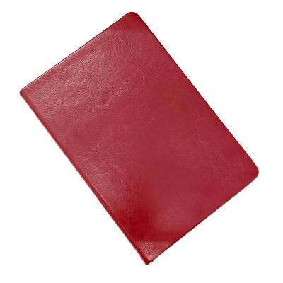 China Recycled Materials Custom Notebook A6 Notebook Hard Cover Vintage PU Leather Diary Journal Notebook With Elastic Band for sale