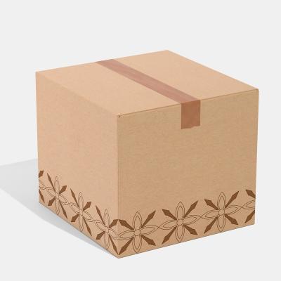 China Recycled Materials Customized High Quality Durable Corrugated Box Packaging Box Kraft Paperboard for sale