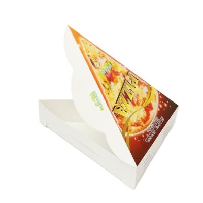 China Recycled Materials Customized Pizza Box Art Food Packaging Box Food Grade Disposable Triangular Paper Takeout Corrugated Paperboard Production for sale