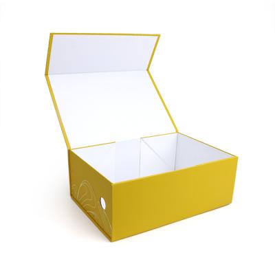 China Recyclable Magnetic For Men Transparent Packaging Custom Baby Shoe Box With Logo for sale