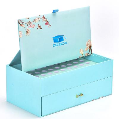 China Recyclable Wholesale Custom Elegant Cosmetic Packaging Box Magnetic Paper Gift Box For Skin Care Packaging for sale