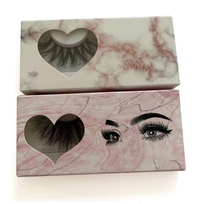 China Recycled Materials Private Label Eyelash Packaging Beautiful Customized Holographic Printed Paper Eyelash Box for sale