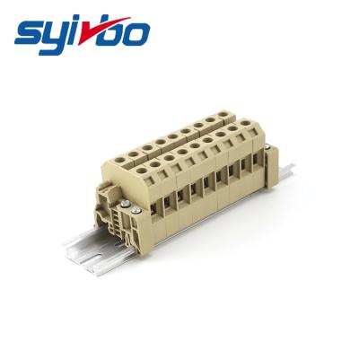 China PA66 SAK 10EN Terminal Block Connector Nylon Screw Terminal / Driving Pulleys for sale