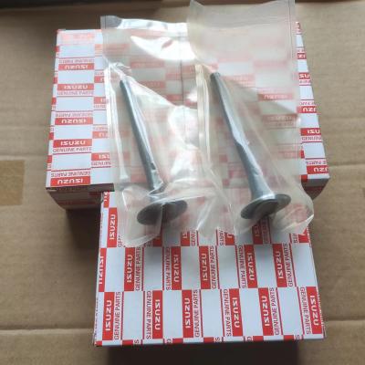 China Machinery repair shops excavator parts intake, 6bg1 engine and exhaust valves for sale