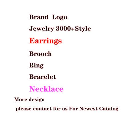 China PUSHI Simple Custom Design High End Luxury Famous Brands Designer Logo Women's Stainless Steel Necklace for sale