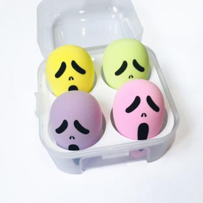 China Washable Cosmetics Beauty Sponge Blender Set Latex Free and Vegan Makeup Theme Halloween Sponge for sale