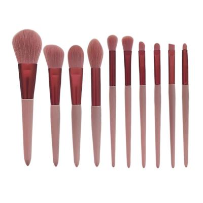 China Angular Blush Pink Price Cheap Durable Large Size Cosmetic Cleaner Brushes for sale