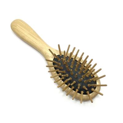 China Hot-selling New Design 4g Air Cushion Hair Brush Eco-friendly Bamboo Paddle Brush Bamboo Brush Scalp Massage for sale