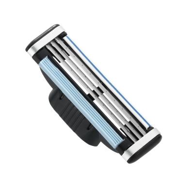 China PATENTED TECHNOLOGY Silicone Leg Circle Shaver Flexible Full Handle Hotel Bendable Leg Razor With Comfortable Grooves for sale