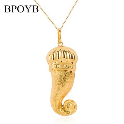 China BPOYB FASHION Top Selling Personalized 24k Gold Necklace Mens Ladies Big Pepper Dubai African Pendant Jewelry for sale