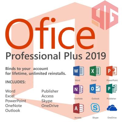 China Instant delivery email officee 2019 pro plus key officee 2019 pro license activation officee 2019 pp key code online plus for sale