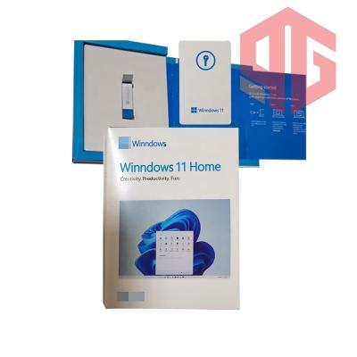 China High Quality Winndows 11 USB Home Full Package Winndows 11 Home 32 Bit 64 Bit Box Winndows 11 Usb Shipping Home Box for sale