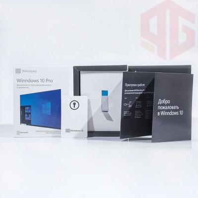 China Wholesale Cheapest price winndows 10 professional complete package with 2.0 usb license original winndows 10 pro usb box for sale