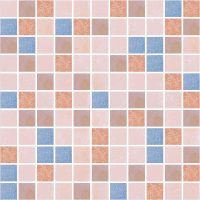 China Glazed Metal Tiles Design Popular Bathroom Glazed Ceramic Wall Tile Classic Custom Mosaic Tiles Swimming Pool Tile for sale