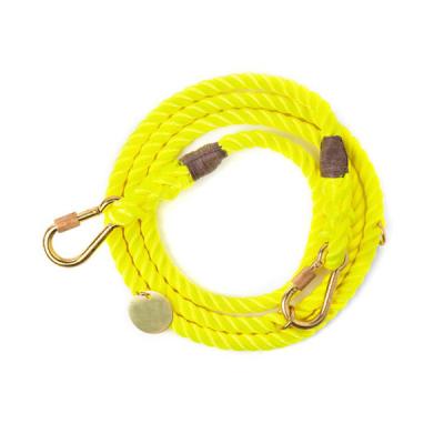 China DETACHED pet supplier manufactures multifunctional colorful durable dyed cotton rope dog leash portable for sale