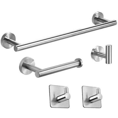 China Durable 304 Stainless Steel Coat And Hat Hook Towel Rack Rod Towel Holder Creative Single Hook For Living Room Bathroom for sale