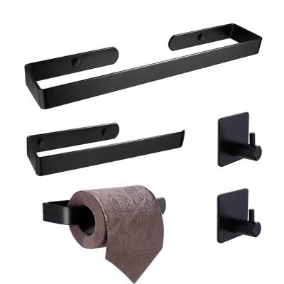 China Hot Viable Amazon Bathroom Towel Rack No Drilling Bath Self Adhesive Towel Holder Adhesive Towel Holder for sale