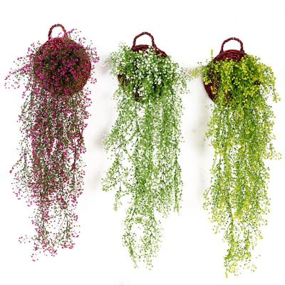 China Admiralty Plant Artificial Flower Vine Flower Bouquet 80cm Hanging Outdoor Home Decoration Wedding Party for sale