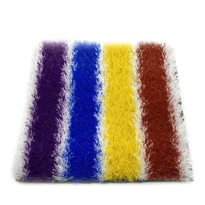 China Manufacturer Direct Color Purple Red Yellow Blue Artificial Turf Grass Carpet Decoration 201 for sale