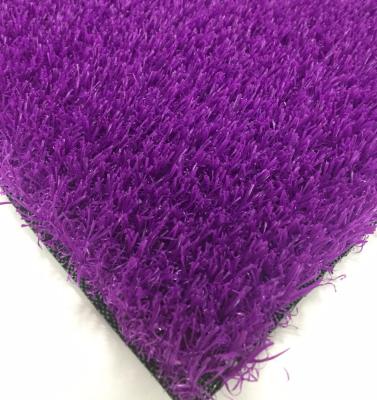 China Colorful Red Yellow Blue Purple Red Racetrack Playground Turf Artificial Grass Mat For Decoration for sale