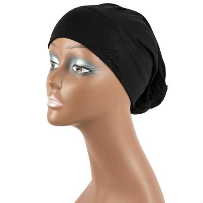 China Light Cotton Cotton Under Arab Muslim Turban Hat Ladies Girls Women Hat Inner Hijab Scarf Hat for sale