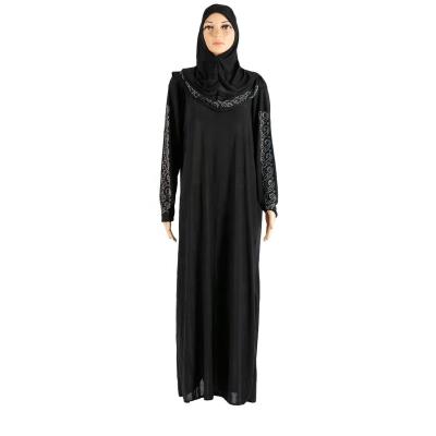 China Muslim Abaya Africa Abaya Adult Woman Hot Drilling Muslims In Dubai Kimono Islamic Abaya Dress Ladies And Long Robe Worship Service for sale