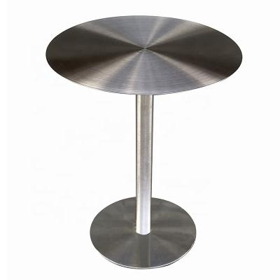 China Waterproof Outdoor Bar Table Stainless Steel Bar Tables Round Bar Table for sale