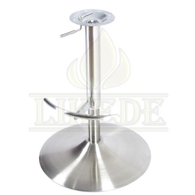 China Hot Sale 304# Steel Bar Stool Base Leg Height Stainless Steel Bar Stool Round Adjust Bar Stool Leg for sale