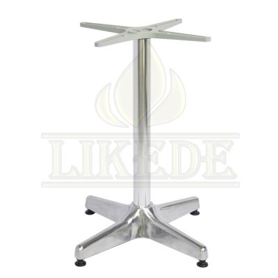 China With leveling dining table frame hot sale low price adjuster table pedestal base folding table aluminum frame for sale