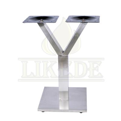 China Modern cheap Y shape table base stainless steel table frame leg for dining/pinic/outdoor/stone table for sale