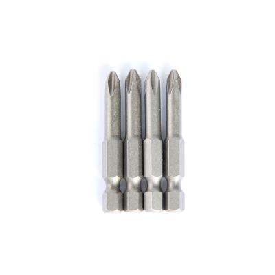 China 1/4 inch/6.35 mm Hex Socket 50mm PH2 Phillips Bit 2# Magnetic Power Impact Screwdriver Bit for sale