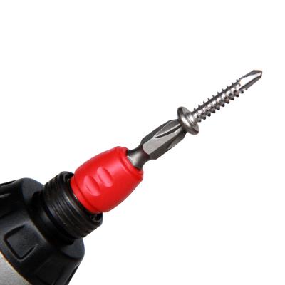 China 1/4 Inch/6.35 Mm Magnetic Hex Screw Holder Rings Magnetic Screwdriver Bit Magnetizing Device for Screwdriver and Electric DIY Tools, Red for sale