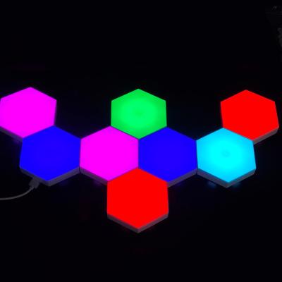 China Modern JEJA Smart RGB LED Sound Sensitive Wall Lamp Lighting Panel Led Lamp Light Panels For Living Room for sale