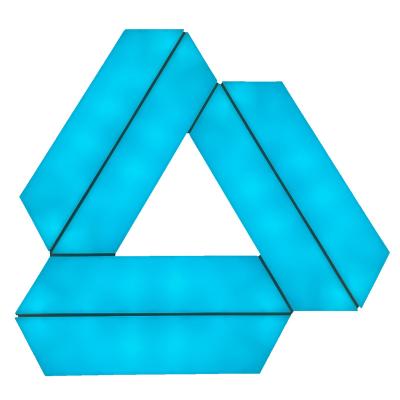 China Modern LED Lights 6 Pcs Wall Panel Trapezoidal Light For Sensory Autism Calming And Motor Assist Wall Mounted Faucet Light With Double Sided for sale