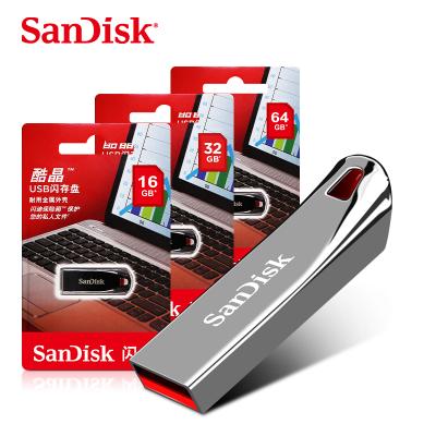 China SanDisk CZ71 USB Pen Drive 128GB 64GB 32G 16GB metal usb2.0 flash memory hard disk pendrive for sale