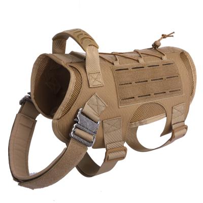 China Service Dog Utility Dog K9 Durable Safety Vest Adjustable Large Tactical Military Training Harness for sale