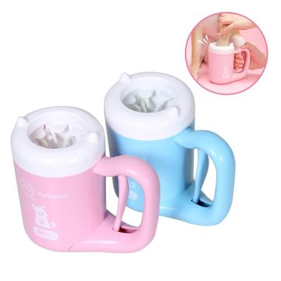 China Viable Wholesale Pet Grooming Products Portable Silicone Cat Dog Paw Cleaning Washer Cup Paw Cleaner for sale