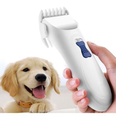 China Viable Amazon Dog Cat Hair Remover Shaver Electric Dog Trimmer Haircut Clipper with Battery for sale