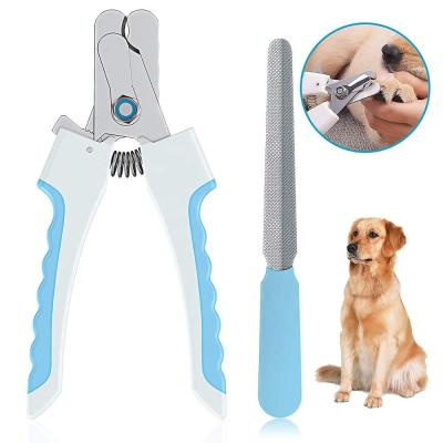 China Professional Cleaning Pet Cat Dog Nail Clippers Viable Safety Pet Grooming Tool With Quick Sensor for sale