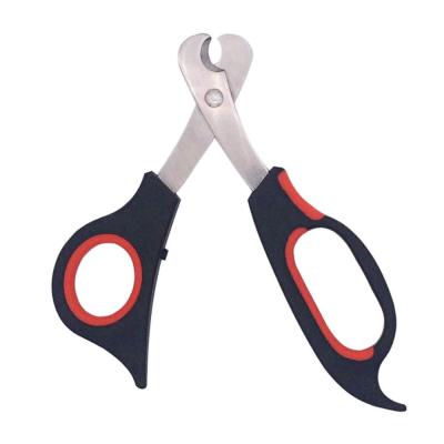 China Viable Wholesale Scissors Logo Cat Dog Nail Cutter Custom Made Stainless Steel Grooming Pet Nail Clippers for sale