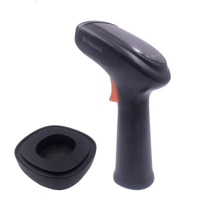 China Lightweight Barcode Scanner With WIFI Wireless Vibration Reader Cradle 1D 2D QR Code Filling Handheld Reader for sale